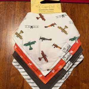 Copper Pearl Bandana Bibs - Set of 4